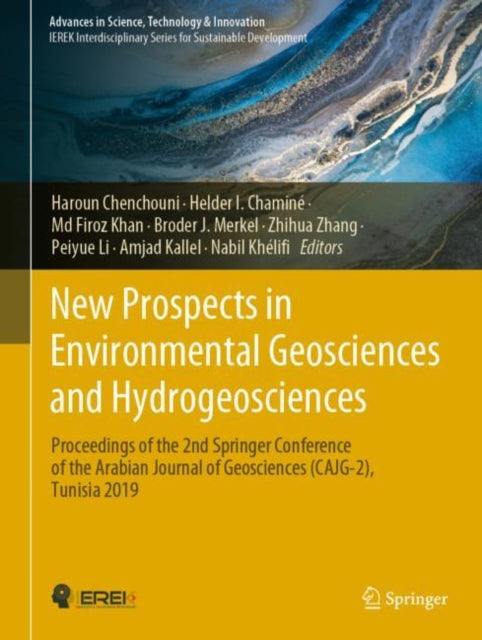 Book cover of: New Prospects in Environmental Geosciences and Hydrogeosciences. By: Haroun Chenchouni