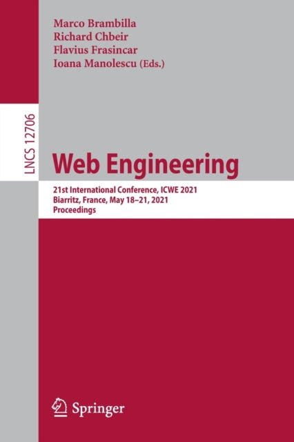 Book cover of: Web Engineering. By: Marco Brambilla