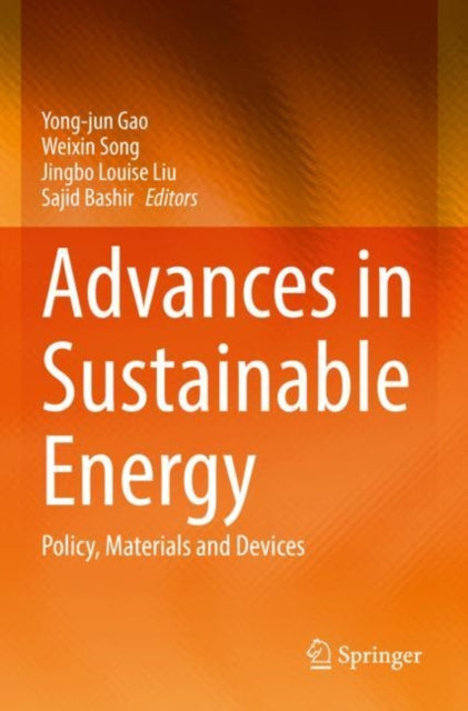 Book cover of: Advances in Sustainable Energy. By: Yong-jun Gao