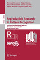 Book cover of: Reproducible Research in Pattern Recognition. By: Bertrand Kerautret