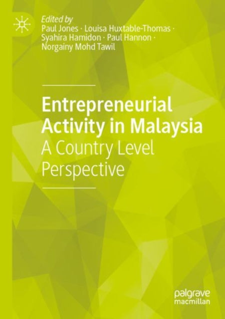 Book cover of: Entrepreneurial Activity in Malaysia. By: Paul Jones