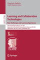 Book cover of: Learning and Collaboration Technologies: New Challenges and Learning Experiences. By: Panayiotis Zaphiris