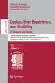 Book cover of: Design, User Experience, and Usability:  UX Research and Design. By: Marcelo Soares