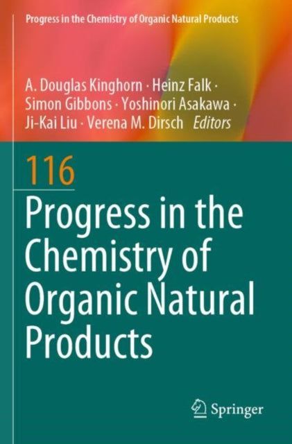Book cover of: Progress in the Chemistry of Organic Natural Products 116. By: A. Douglas Kinghorn