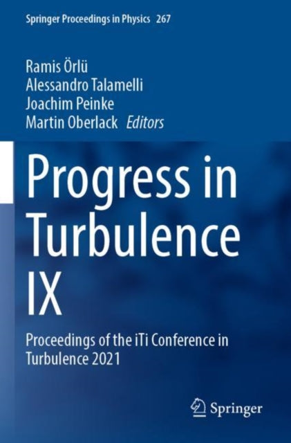 Book cover of: Progress in Turbulence IX. By: Ramis Örlü