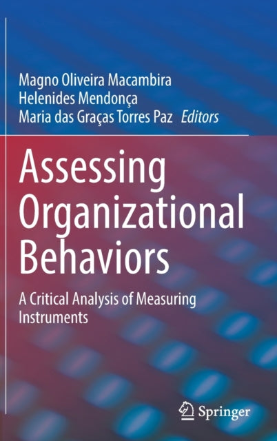 Book cover of: Assessing Organizational Behaviors. By: Magno Oliveira Macambira