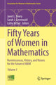 Book cover of: Fifty Years of Women in Mathematics. By: Janet L. Beery