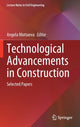 Book cover of: Technological Advancements in Construction. By: Angela Mottaeva