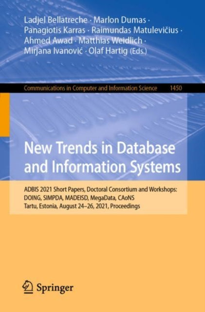 Book cover of: New Trends in Database and Information Systems. By: Ladjel Bellatreche