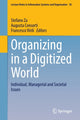 Book cover of: Organizing in a Digitized World. By: Stefano Za