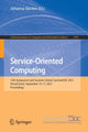 Book cover of: Service-Oriented Computing. By: Johanna Barzen
