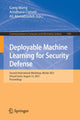 Book cover of: Deployable Machine Learning for Security Defense. By: Gang Wang
