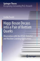 Book cover of: Higgs Boson Decays into a Pair of Bottom Quarks. By: Cecilia Tosciri