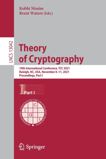 Book cover of: Theory of Cryptography. By: Kobbi NIssim
