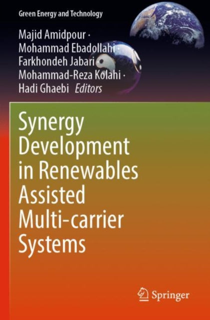 Book cover of: Synergy Development in Renewables Assisted Multi-carrier Systems. By: Majid Amidpour