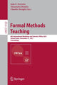 Book cover of: Formal Methods Teaching. By: João F. Ferreira