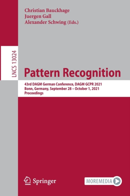 Book cover of: Pattern Recognition. By: Christian Bauckhage