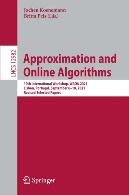 Book cover of: Approximation and Online Algorithms. By: Jochen Koenemann