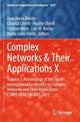 Book cover of: Complex Networks & Their Applications X. By: Chantal Cherifi