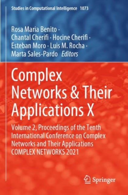 Book cover of: Complex Networks & Their Applications X. By: Chantal Cherifi