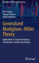 Book cover of: Generalized Modigliani–Miller Theory. By: Peter Brusov