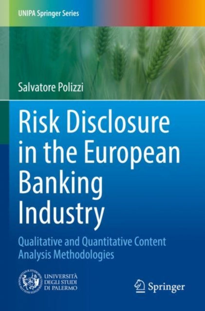 Book cover of: Risk Disclosure in the European Banking Industry. By: Salvatore Polizzi