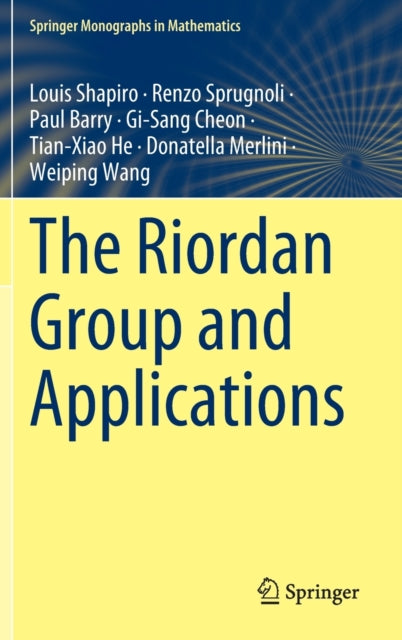 Book cover of: Riordan Group and Applications. By: Louis Shapiro