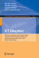 Book cover of: ICT Education. By: Wai Sze Leung