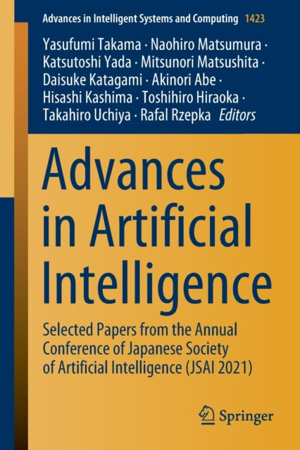 Book cover of: Advances in Artificial Intelligence. By: Yasufumi Takama