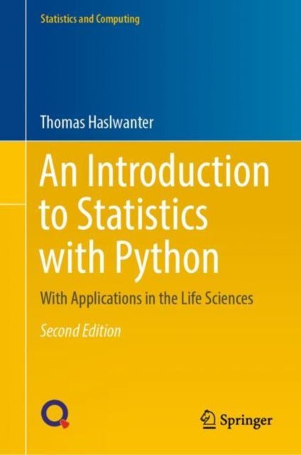 Book cover of: Introduction to Statistics with Python. By: Thomas Haslwanter