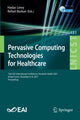 Book cover of: Pervasive Computing Technologies for Healthcare. By: Hadas Lewy