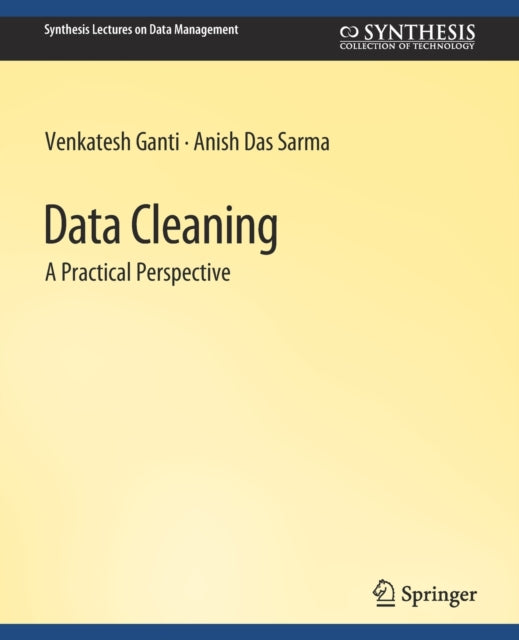Book cover of: Data Cleaning. By: Venkatesh Ganti