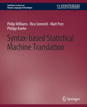 Syntax-based Statistical Machine Translation