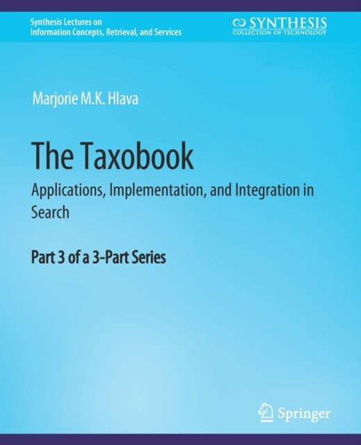 Book cover of: Taxobook. By: Marjorie M. K. Hlava