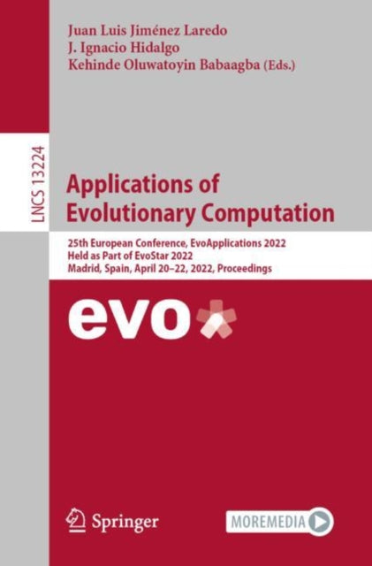 Book cover of: Applications of Evolutionary Computation. By: Juan Luis Jiménez Laredo