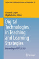 Book cover of: Digital Technologies in Teaching and Learning Strategies. By: Alexandr Lyapin