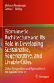 Book cover of: Biomimetic Architecture and Its Role in Developing Sustainable, Regenerative, and Livable Cities. By: Mohsen Aboulnaga