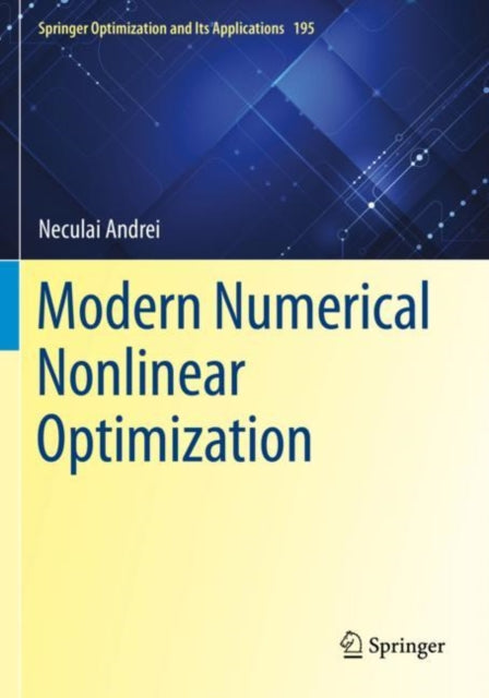 Book cover of: Modern Numerical Nonlinear Optimization. By: Neculai Andrei