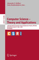 Book cover of: Computer Science – Theory and Applications. By: Alexander S. Kulikov