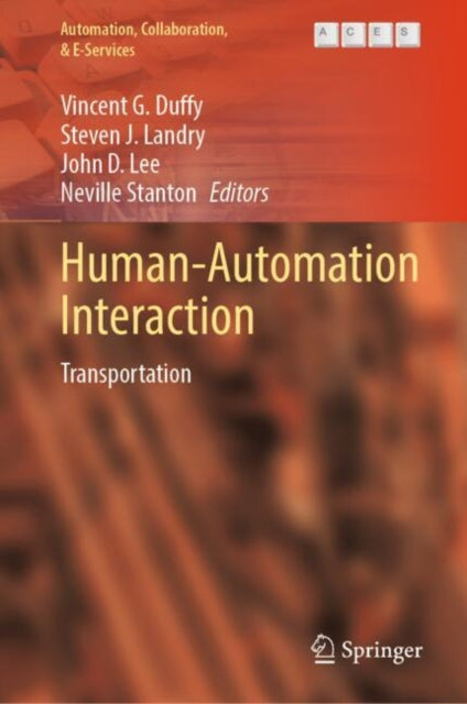 Book cover of: Human-Automation Interaction. By: Vincent G. Duffy