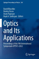 Book cover of: Optics and Its Applications. By: David Blaschke
