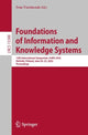 Book cover of: Foundations of Information and Knowledge Systems. By: Ivan Varzinczak