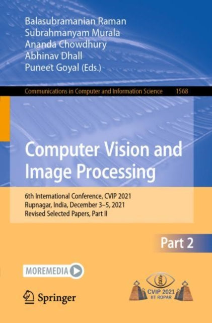 Book cover of: Computer Vision and Image Processing. By: Balasubramanian Raman