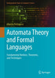 Book cover of: Automata Theory and Formal Languages. By: Alberto Pettorossi