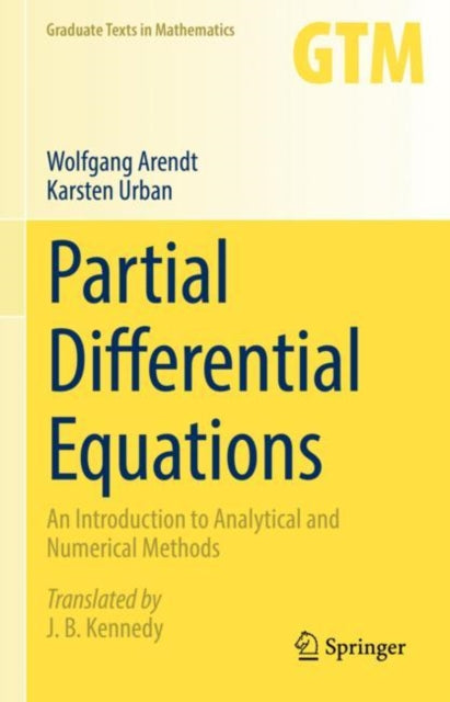 Book cover of: Partial Differential Equations. By: Wolfgang Arendt