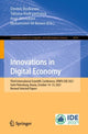 Book cover of: Innovations in Digital Economy. By: Dmitrii Rodionov
