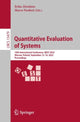 Book cover of: Quantitative Evaluation of Systems. By: Erika Ábrahám