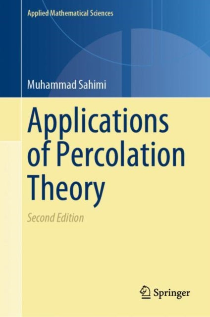 Book cover of: Applications of Percolation Theory. By: Muhammad Sahimi