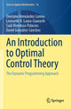 Book cover of: Introduction to Optimal Control Theory. By: Onésimo Hernández-Lerma
