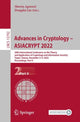 Book cover of: Advances in Cryptology – ASIACRYPT 2022. By: Shweta Agrawal